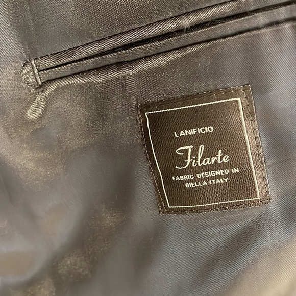 Paul Betenly Thomas Classic Fit Charcoal Suit Jacket - Picture 6 of 8